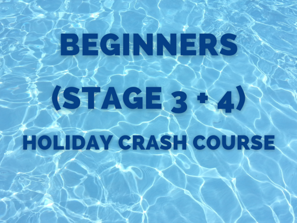 Stage 3+4 (Beginners) School Holiday Group Swim Lessons