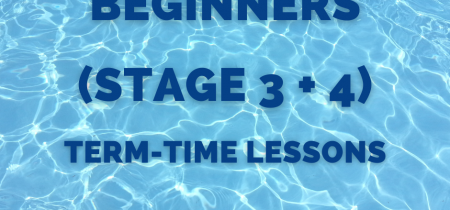 Stage 3+4 (Beginners) Term Time Group Swim Lessons