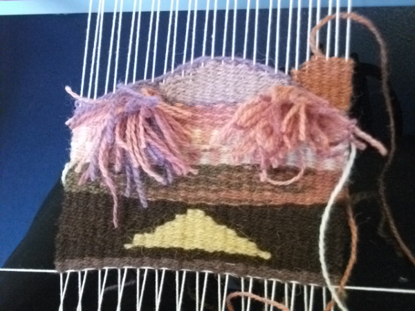 Painting with yarn: an introduction to woven tapestry