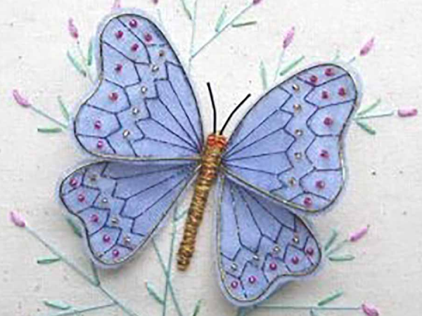 Stumpwork: Butterflies
