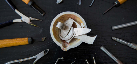 Sustainable Practice Workshop with Elisavet Messi, Mon 3 Oct 2022, 9.30am - 1pm, £79 + bring your own scrap Silver max 15 gr