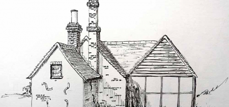 How to draw buildings in pen and ink