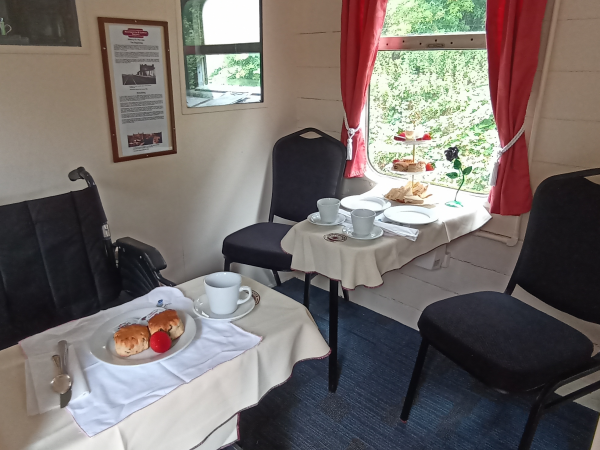 Mother's Day Cream Tea Wheelchair User or Additional Needs Customer Return Tickets; Sunday 15th March.