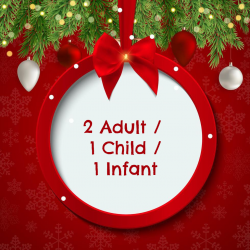 2 Adults / 1 Child / 1 Infant