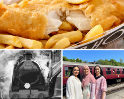 Three Person Fish & Chip Train (Dorset) Voucher