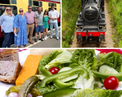 Six Person 1st Class Steam Train Travel with Ploughman's (Kent) Voucher