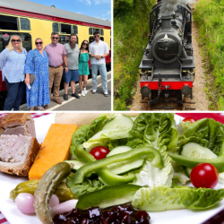 Six Person 1st Class Steam Train Travel with Ploughman's (Kent) Voucher