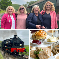 Four Person 1st Class Steam Train Travel with Afternoon Tea (Kent) Voucher