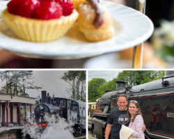 Two Person 1st Class Steam Train Travel with Afternoon Tea (Kent) Voucher