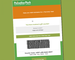 Gift Child 2-16 years Admission