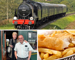 Two Person Fish & Chip Train (Dorset) Voucher