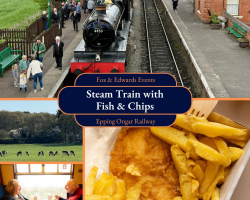 Six Person Steam Train Travel with Fish & Chips (Essex) Voucher