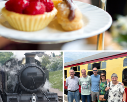 Five Person 1st Class Steam Train Travel with Afternoon Tea (Kent) Voucher