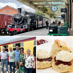 Five Person 1st Class Steam Train Travel with Cream Tea (Leicestershire) Voucher