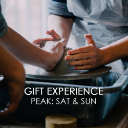 Pottery Throwing Gift Experience: Peak, Sat-Sun