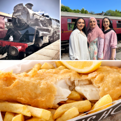 Three Person Steam Train Travel with Fish & Chips (Derbyshire) Voucher