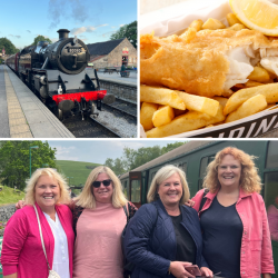 Four Person Steam Train Travel with Fish & Chips (Derbyshire) Voucher