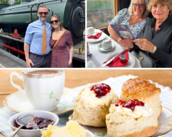 Two Person 1st Class Steam Train Travel with Cream Tea (Kent) Voucher