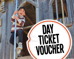 Gift: ORANGE DAY TICKET - Person with Disabilities (2yrs+) with Two Carers (18yrs+)