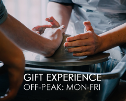 Pottery Throwing Gift Experience: Off Peak, Mon-Fri