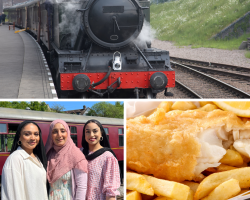 Three Person Steam Train Travel with Fish & Chips (Leicestershire) Voucher