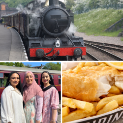 Three Person Steam Train Travel with Fish & Chips (Leicestershire) Voucher