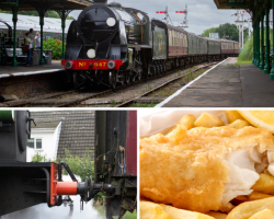 Five Person Steam Train Travel with Fish & Chips (Sussex) Voucher