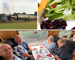 Four Person 1st Class Steam Train Travel with Ploughman's (Kent) Voucher