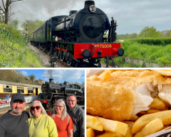 Four Person Fish & Chip Train (Dorset) Voucher