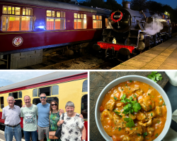 Five Person Steam Train Curry Evening (Derbyshire) Voucher