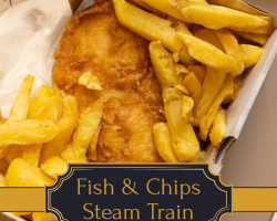 Family of Two Adults & Two Children Steam Train Travel with Fish & Chips (Nottinghamshire) Voucher