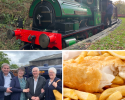 Four Person Steam Train Travel with Fish & Chips (North East England) Voucher