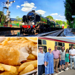 Six Person Steam Train Travel with Fish & Chips (Hampshire) Voucher