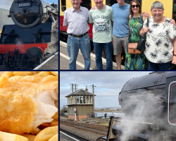 Five Person Steam Train Travel with Fish & Chips (Central Scotland) Voucher