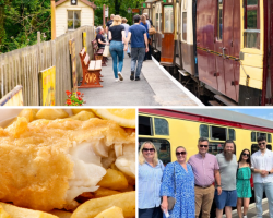 Six Person Steam Train Travel with Fish & Chips (Carmarthenshire) Voucher