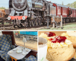 Two Person 1st Class Steam Train Travel with Cream Tea (Leicestershire) Voucher