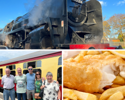 Five Person Steam Train Fish & Chips (Leicestershire) Voucher