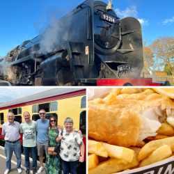 Five Person Steam Train Travel with Fish & Chips (Leicestershire) Voucher