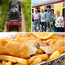 Five Person Steam Train Travel with Fish & Chips (Derbyshire) Voucher