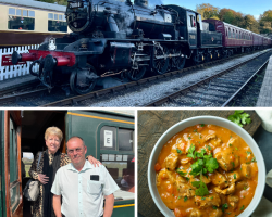 Two Person Steam Train Curry Evening (Derbyshire) Voucher