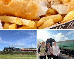 Three Person Steam Train Travel with Fish & Chips (Kent) Voucher