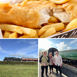 Three Person Steam Train Travel with Fish & Chips (Kent) Voucher