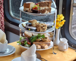 Welsh Afternoon Tea Train for Three (Gift Voucher)