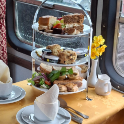 Welsh Afternoon Tea Train for Three (Gift Voucher)