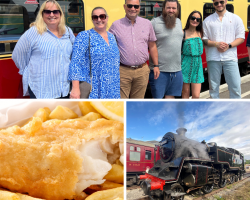 Six Person Steam Train Travel with Fish & Chips (Leicestershire) Voucher