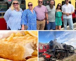 Six Person Steam Train Fish & Chips (Leicestershire) Voucher