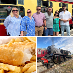 Six Person Steam Train Travel with Fish & Chips (Leicestershire) Voucher