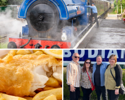 Four Person Steam Train Travel with Fish & Chips (Carmarthenshire) Voucher