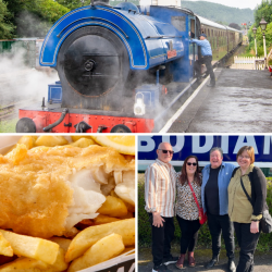 Four Person Steam Train Travel with Fish & Chips (Carmarthenshire) Voucher