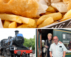 Two Person Steam Train Travel with Fish & Chips (Leicestershire) Voucher